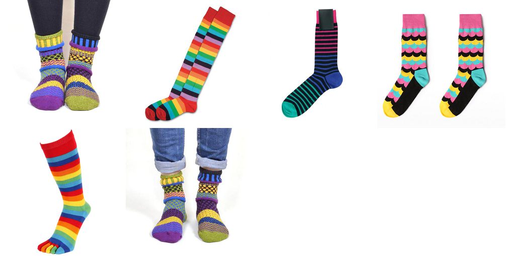 coloured socks